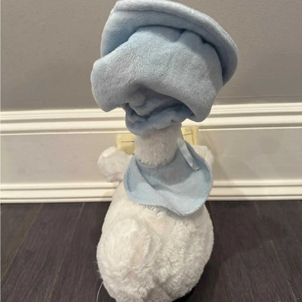 Cuddle Barn Charming Mother Goose Light Blue Bonnet- 14in Nursery Rhyme Plush